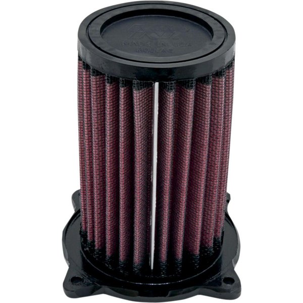 SU-5589 - K&N High Flow Air Filter For Suzuki GS 500 E 1989-2007 - Black/Red