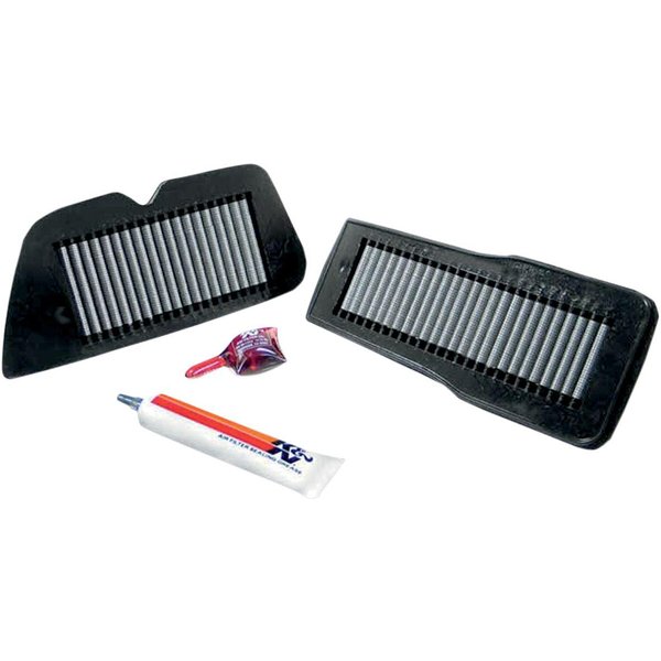 SU-1487 - K&N High Flow Air Filter For Suzuki S 83 2005-2010 - Black/Grey