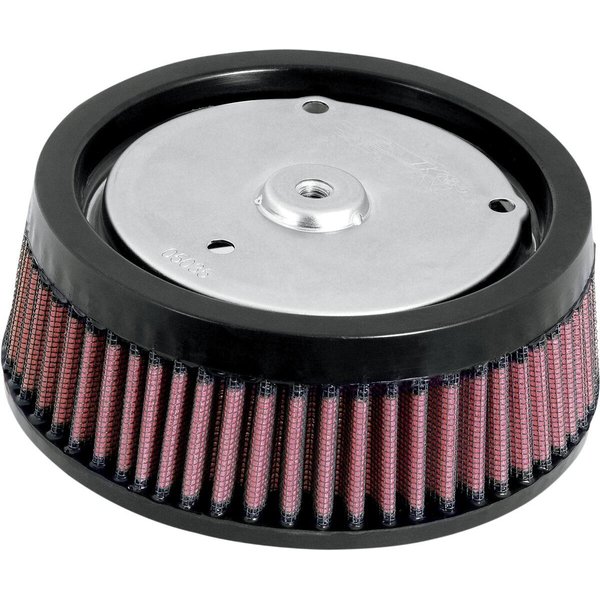 HD-0818 - K&N High Flow Air Filter For Harley Davidson FLHRSE4 1800 2008 - Black/Red