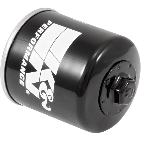 KN-204-1 - K&N Performance Oil Filter For Honda ADV 350 2022-2024 - Black