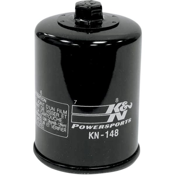 KN-148 - K&N Performance Oil Filter For TGB BLADE 425 2X4 2008-2011 - Black