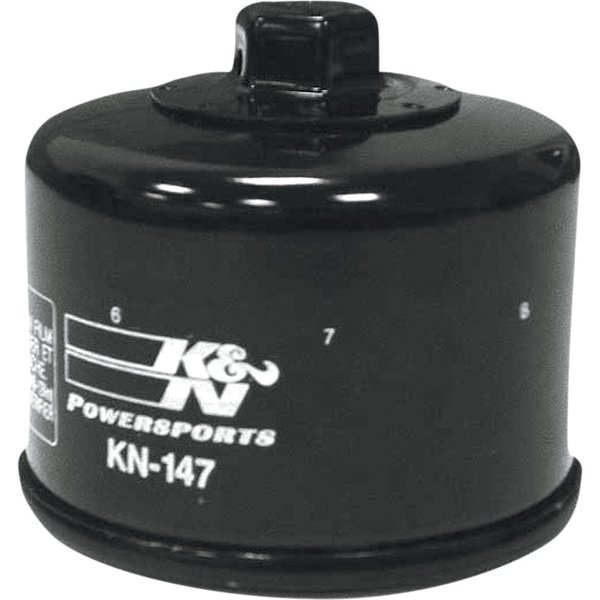 KN-147 - K&N Performance Oil Filter For Arctic Cat Bearcat 7000 2017 - Black