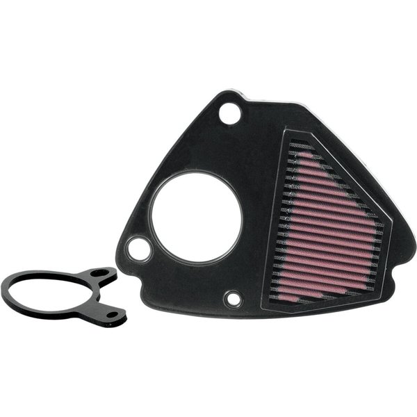 HA-6199 - K&N High Flow Air Filter For Honda VT 600 C 1999-2000 - Black/Red