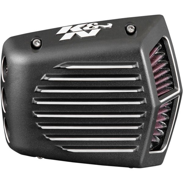 RK-3955 - K&N Street Metal Air Intake Kit For Harley Davidson FLDE 1750 2018-2020 - Black