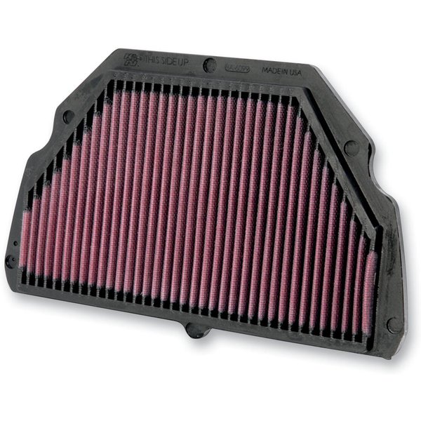 HA-6099 - K&N High Flow Air Filter For Honda CBR 600 F 1999-2000 - Black/Red