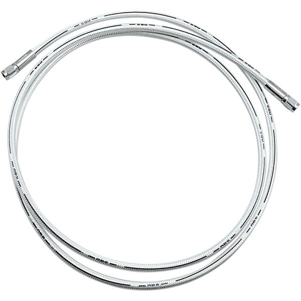 AS3574 - Magnum Shielding Braided Universal ABS Brake Hose 188 cm (74") - Chrome/Sterling Chromite® II