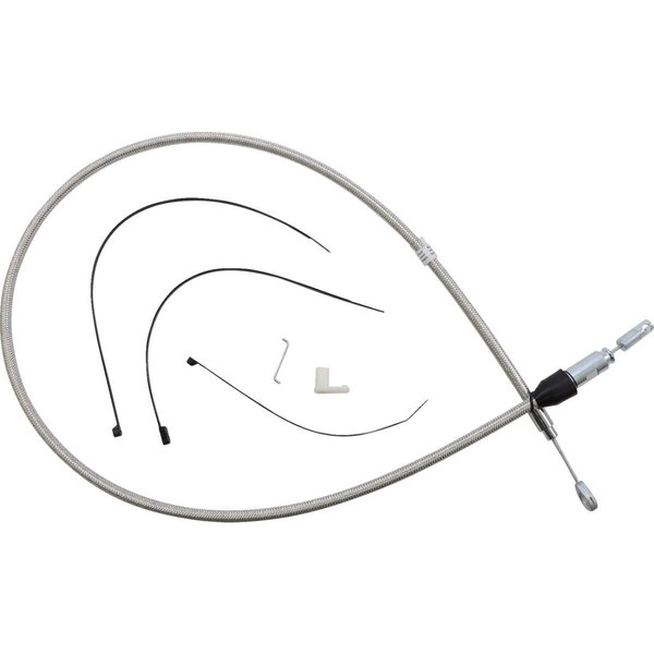 523412HE - Magnum Shielding Quick Connect Clutch Cable For Harley Davidson FLDE 1750 2018-2020 117 cm (46") - Silver