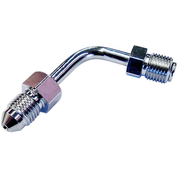 AS37026 - Magnum Shielding ABS Brake Hose Adapter For Harley Davidson FLDE 1750 2018-2020 Upper - Chrome/Sterling Chromite® II