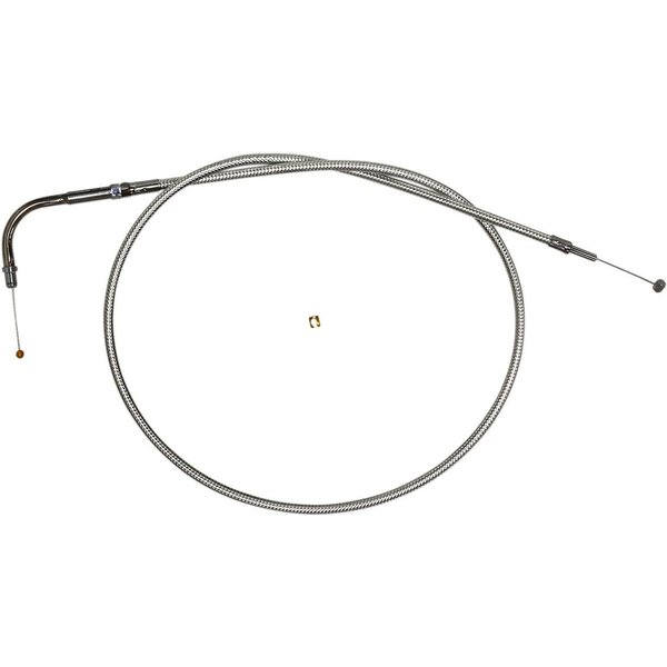 33219 - Magnum Shielding Sterling Chromite II Throttle Cable For Harley Davidson FLD 1690 2012-2013 123 cm (48-1/2") - Chrome/Clear-Coated