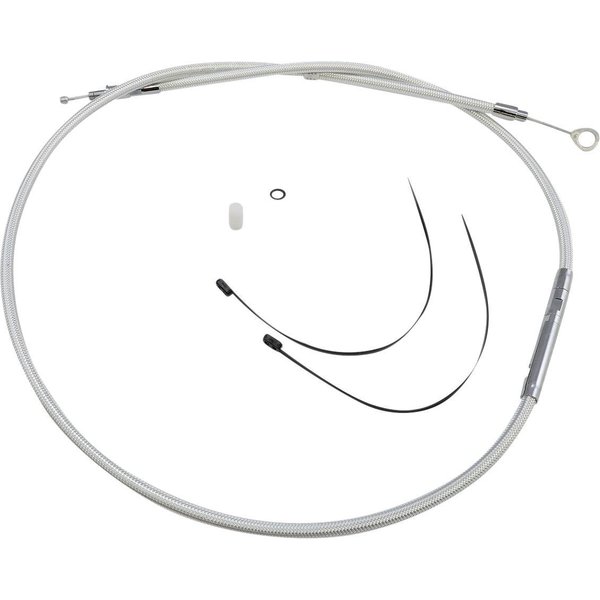 3201HE - Magnum Shielding Sterling Chromite II Clutch Cable For Harley Davidson FLHS 1340 1987-1988 159 cm (62-11/16") - Chrome