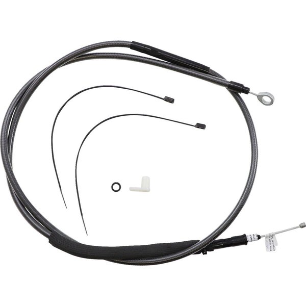 42238HE - Magnum Shielding Pearl Clutch Cable For Harley Davidson FLHR 1584 2008 179.5 cm (70-11/16") - Black