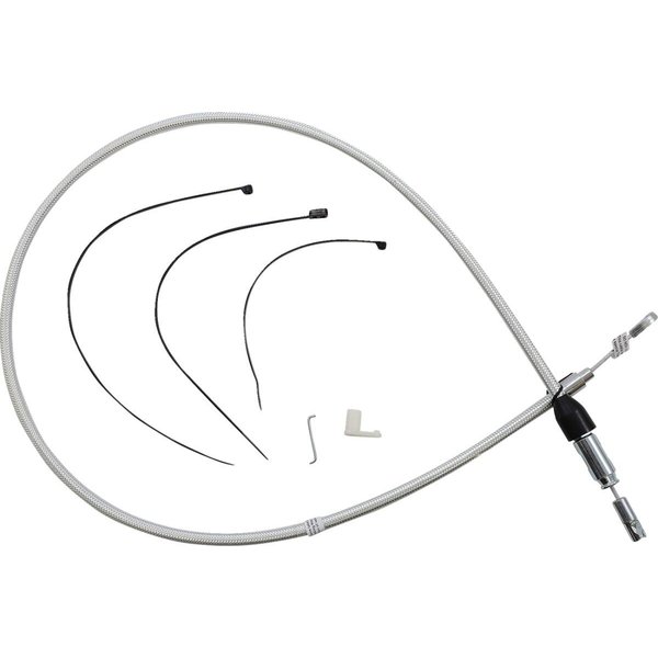 323412HE - Magnum Shielding Sterling Chromite II Quick Connect Clutch Cable For Harley Davidson FLDE 1750 2018-2020 117 cm (46") - Chrome