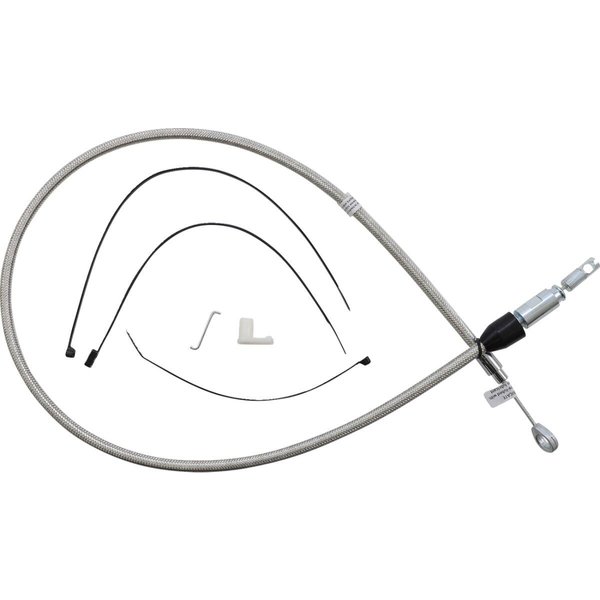 52346HE - Magnum Shielding Quick Connect Clutch Cable For Harley Davidson FLDE 1750 2018-2020 101.5 cm (40") - Silver