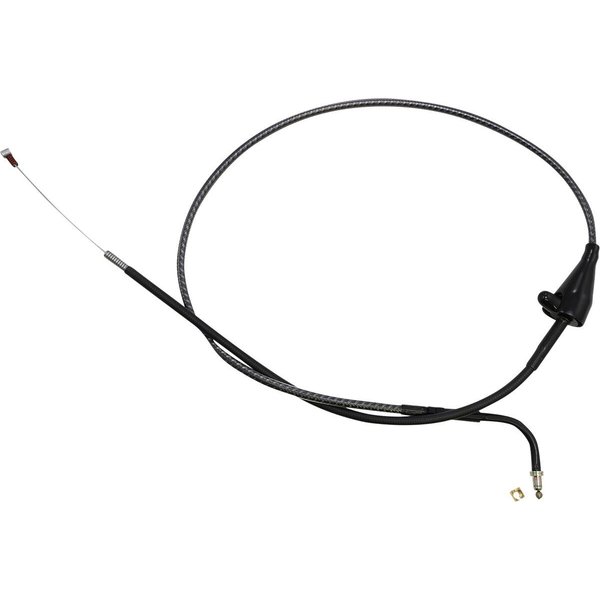 7428 - Magnum Shielding KarbonFibr Braided Throttle/Idle Cable For Harley Davidson FLHR 1450 2002-2003 64 cm (25-1/8") - Carbon Fiber/Silver