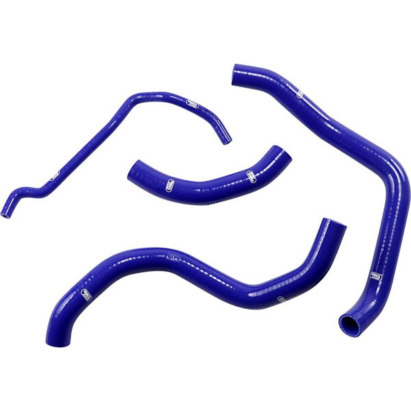 SUZ-61-BL - Samco Radiator Hose Kit For Suzuki GSX-R 1000 2017-2020 - Blue