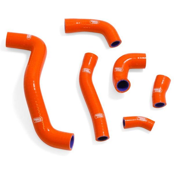 KTM-125-OR - Samco Radiator Hose Kit For KTM EXC-F350 2020-2023 - Orange