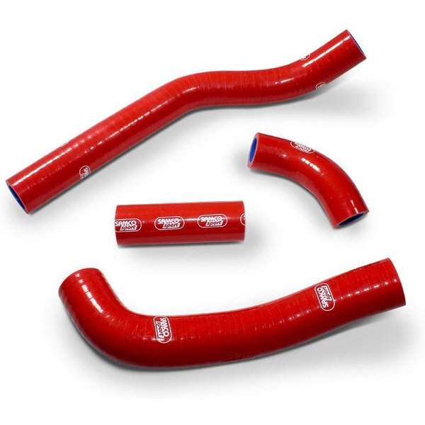 HON-124-RD - Samco Radiator Hose Kit For Honda CRF450R 2021-2024 - Red