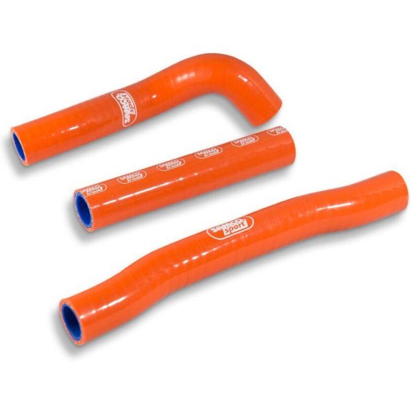 KTM-73-OR - Samco Radiator Hose Kit For KTM SX125 2016-2018 - Orange