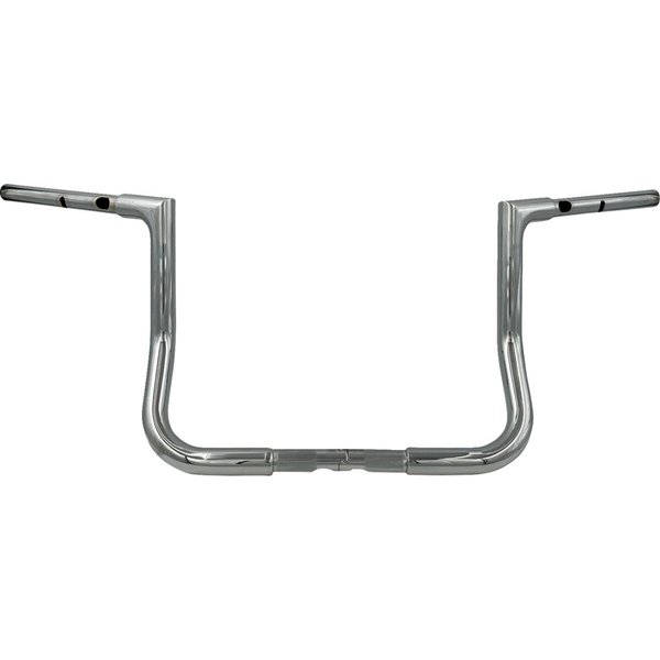 745012 - Fat Baggers Inc. 1-1/4" EZ Install Flat Top Handlebar For Harley Davidson FLHX 1923 2024-2025 - Chrome