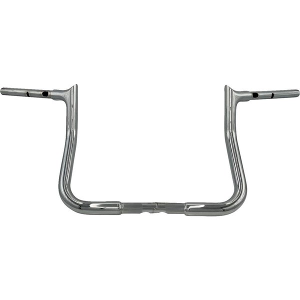 945011 - Fat Baggers Inc. 1-1/4" EZ Install Pointed Top Handlebar For Harley Davidson FLHX 1923 2024-2025 28 cm (11") - Chrome
