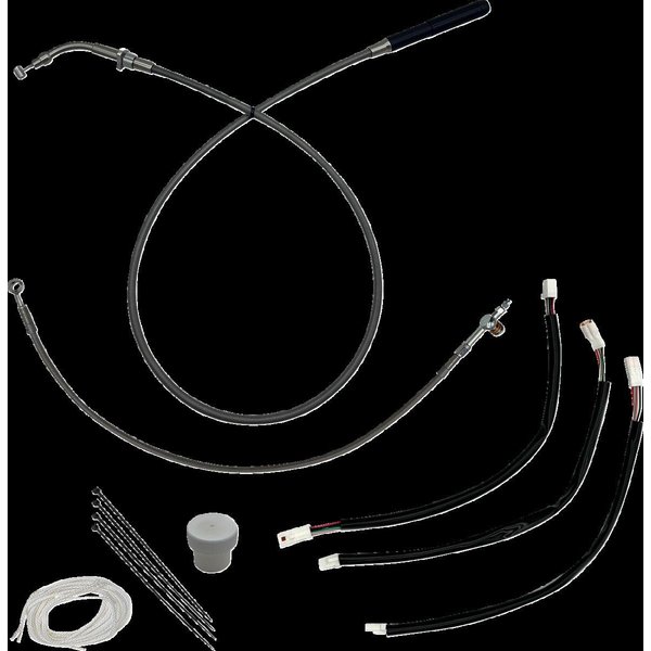149012 - Fat Baggers Inc. EZ Install Kit For Harley Davidson FLHX 1923 2024-2025 30.5 cm (12") - Chrome