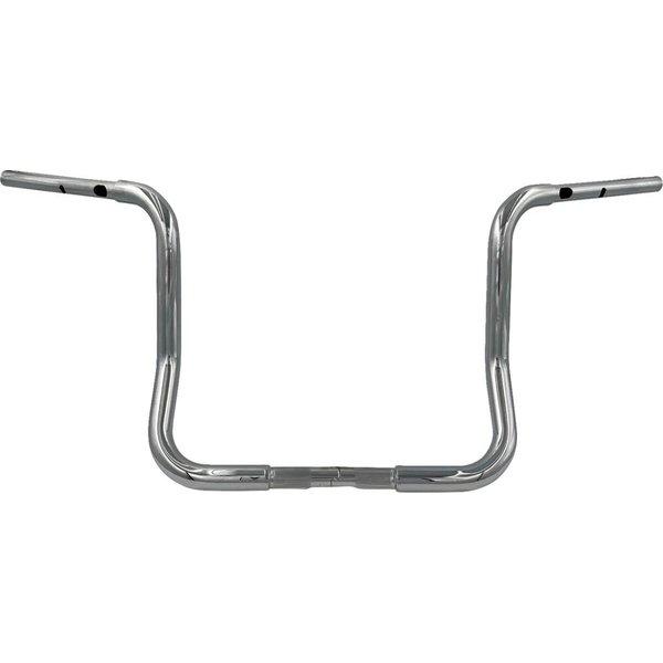 943014 - Fat Baggers Inc. 1-1/4" EZ Install Round Top Handlebar For Harley Davidson FLHX 1923 2024-2025 35.5 cm (14") - Chrome
