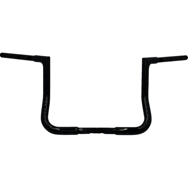 745012-B - Fat Baggers Inc. 1-1/4" EZ Install Flat Top Handlebar For Harley Davidson FLHX 1923 2024-2026 30.5 cm (12") - Black