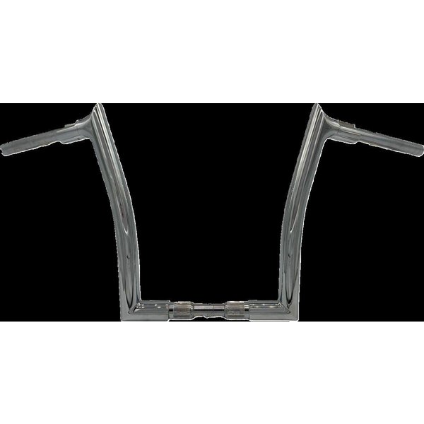 848014 - Fat Baggers Inc. 1-1/2" EZ Install Pointed Top Handlebar For Harley Davidson FLHX 1923 2024-2025 - Chrome