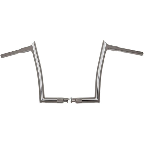 908012 - Fat Baggers Inc. 1-1/4" EZ Install Pointed Top Handlebar For Harley Davidson FLHRXS 1750 2018 30.5 cm (12") - Chrome