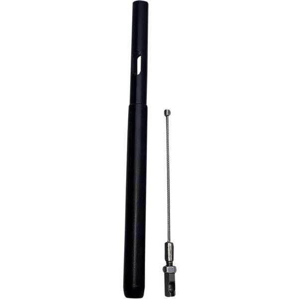 109814 - Fat Baggers Inc. EZ Install Clutch Cable Extension For Harley Davidson FLFBS 1868 2021-2024 +15.2 cm (6") - Black/Silver