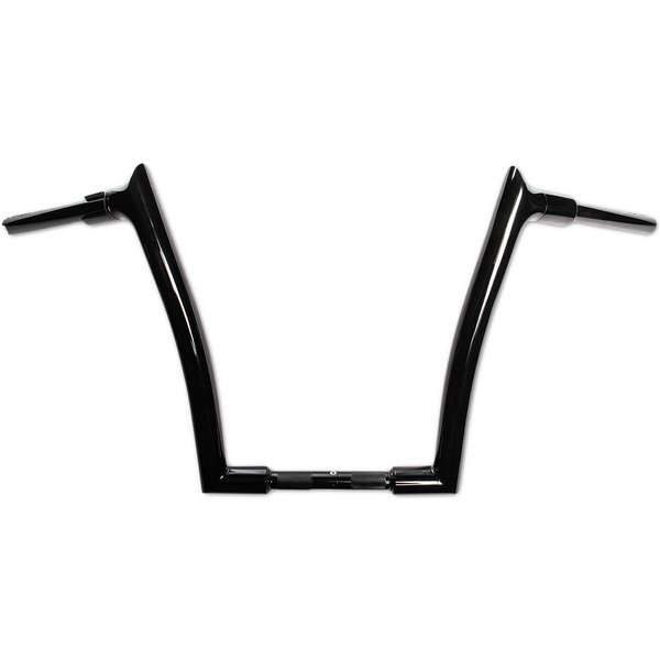 807014-B - Fat Baggers Inc. 1-1/2" EZ Install Pointed Top Handlebar For Harley Davidson FLHR 1584 2008 - Black