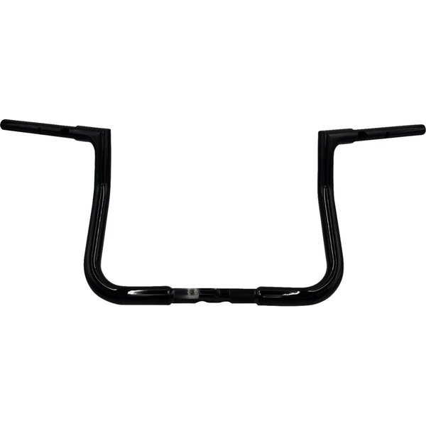 745011-B - Fat Baggers Inc. 1-1/4" EZ Install Flat Top Handlebar For Harley Davidson FLHX 1923 2024-2025 - Black