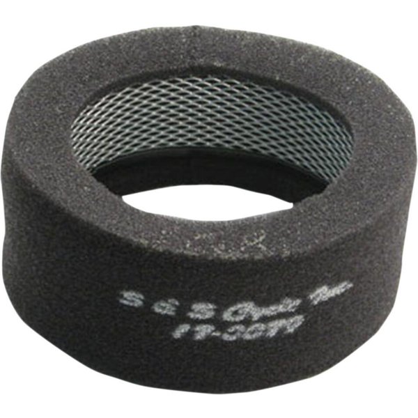 17-0079 - S&S Cycle Super B Air Filter For Harley Davidson FL 1200 1970-1977 - Black