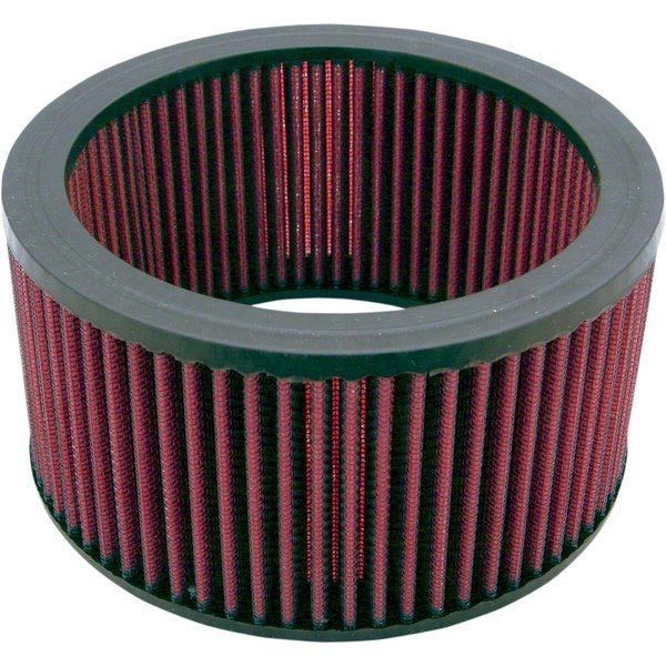 106-4724 - S&S Cycle High Flow Air Filter for Super E & G Carburettors For Harley Davidson FLD 1690 2012-2013 - Black/Red