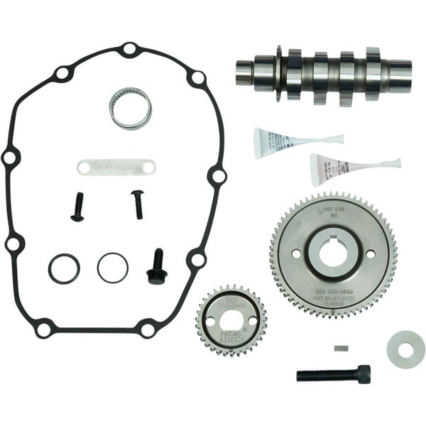 330-0732 - S&S Cycle 590G Gear Drive Camshaft Kit For Harley Davidson FLDE 1750 2018-2020 - Raw