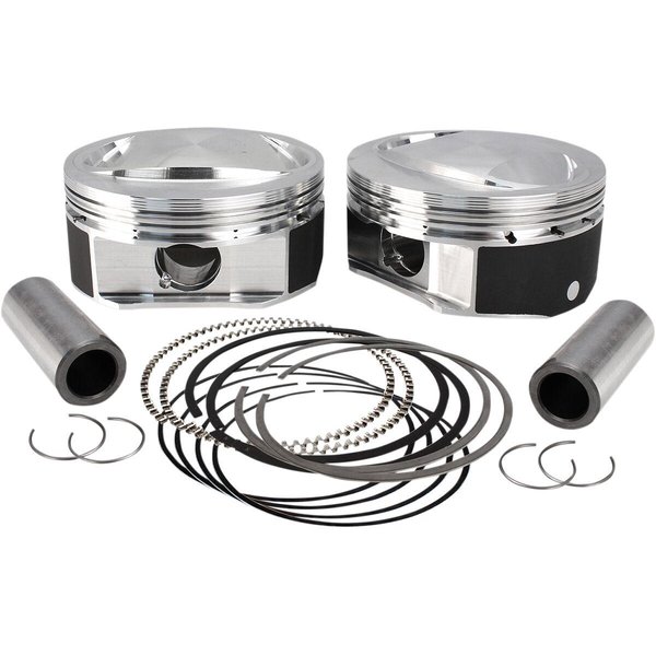 920-0115 - S&S Cycle High Compression Piston Kit For Harley Davidson FLD 1690 2012-2013 +0.010"