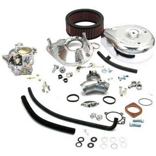 106-0875 - S&S Cycle Carburettor Kit For Harley Davidson FLHR 1450 Road King 2006 - Chrome