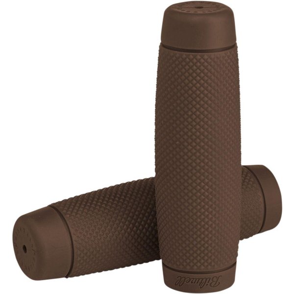 6703-0401 - Biltwell Recoil Bar Grips For 25.4 mm (1") Handlebars - Chocolate