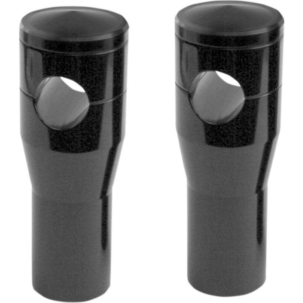 HRS1354-B - Accutronix Elite Custom Billet Aluminium Risers For Harley Davidson FXSTSSE3 1800 2009 10 cm (4") Straight - Black