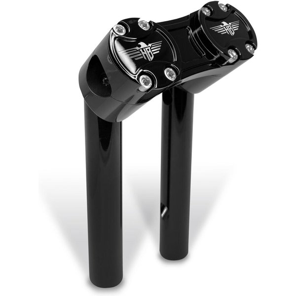 HB-RPB-6-BB - Heinz Bikes Clubstyle Pullback Riser For Harley Davidson FLD 1690 2012-2013 15 cm (6") - Black