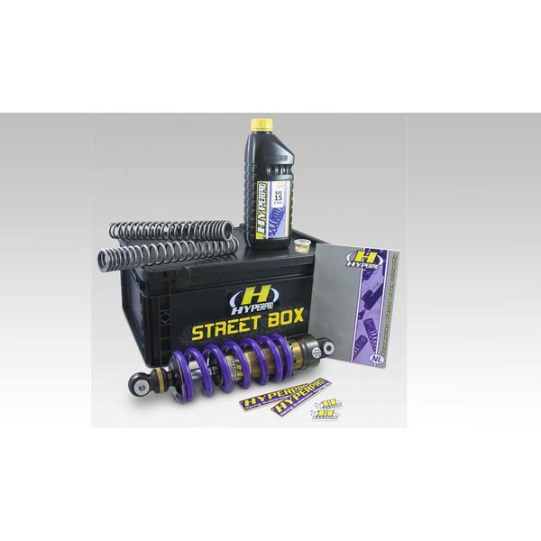 SB-HO06-0WKP - Hyperpro Streetbox Full Suspension Kit For Honda NX650 1988-1991 Fits Front & Rear
