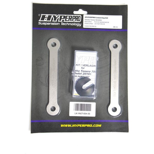 LK-YA07-005-35 - Hyperpro Lowering Kit For Yamaha XTZ 700 DSP 2023 Rear Lowers 35mm