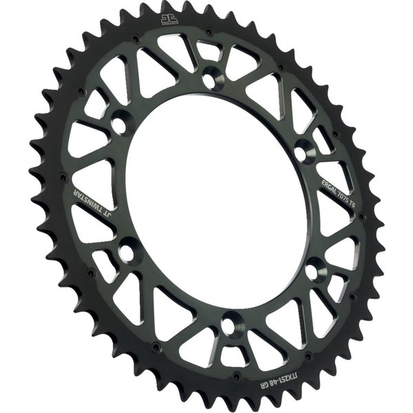 JTX251.48GR - JT Twinstar Sprocket For Yamaha TTR230 2005-2026 Rear 48T - Graphite
