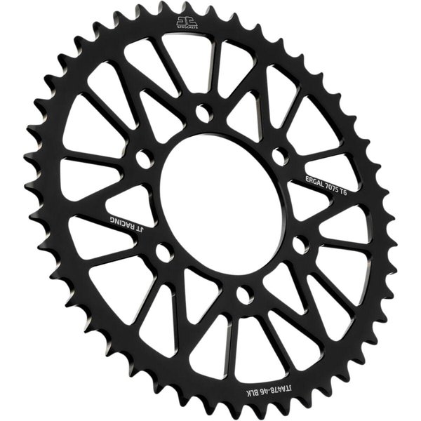 JTA478.46BLK - JT RaceLite Aluminium Sprocket For Kawasaki Eliminator 500 2024-2025 Rear Black 46T