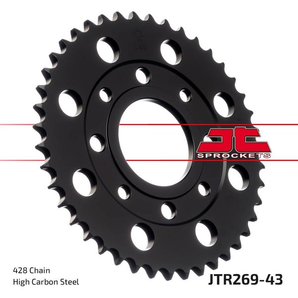 JTR269.43 - JT Sprocket For Daelim Altino 100 1995-2003 Rear Black 43T