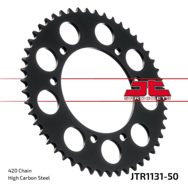 JTR1131.50 - JT Sprocket For Yamaha DT 50 R 2004-2006 Rear Black 50T