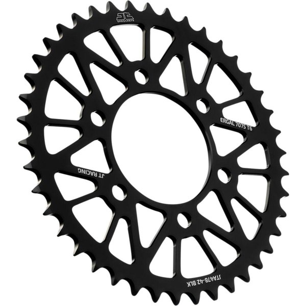 JTA478.42BLK - JT RaceLite Aluminium Sprocket For Kawasaki Eliminator 500 2024-2025 Rear Black 42T