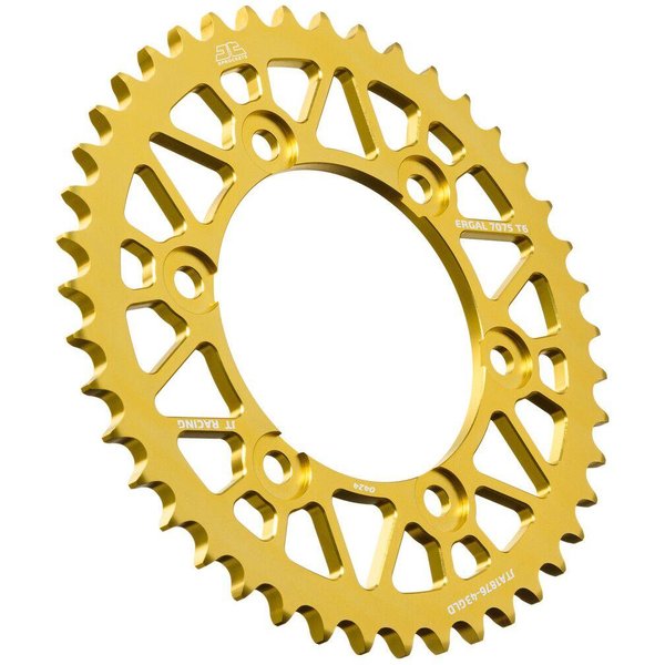 JTA1876.43GLD - JT Aluminium Sprocket For Yamaha FJ-09 850 ABS 2015-2019 Rear 43T - Gold