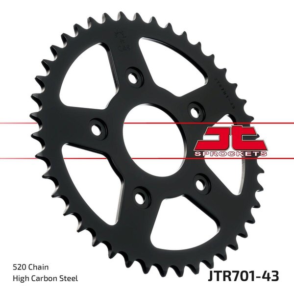 JTR701.43 - JT Sprocket For Cagiva MITO 125 1990-2007 Rear 43T