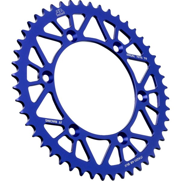 JTA251.48BLU - JT Aluminium Sprocket For Yamaha TTR230 2005-2026 Rear 48T - Blue